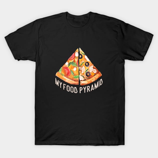 My Food Pyramid T-Shirt by monolusi